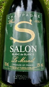 Champagne SALON 1997blanc de blancs le Mesnil,šampaňské víno - 7