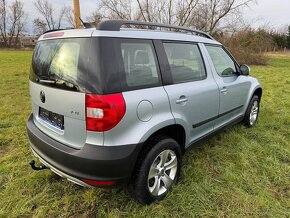 YETI 2.0 TDI 103kw 4x4 manuál,jen184000km,bez koroze servis - 7