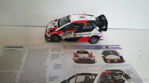 Toyota Yaris wrc 1:18 rally ( předchozí generace nehybrid) - 7