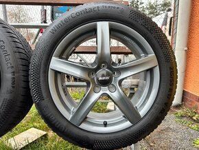 Zimní alu sada 5x112 r17 Alutec + pneu 215/55/17 TOP STAV - 7