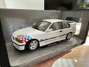 Model BMW M3 e36 SOLIDO 1:18 coupe LIGHTWEIGHT bílá - 7