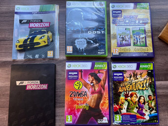 Xbox 360 + ovladač + Kinect + 5 her ( 1 x Steelbook ) - 7