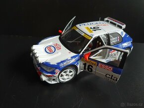 Peugeot 306 maxi kit car 1:18 rally Noční verze tovarni - 7