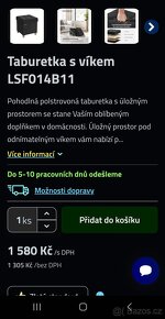 Nový taburet s úložným prostorem - 7