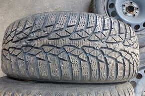 4ks plechových disků Octavia 3+zimní Nokian 205/55R16 - 7