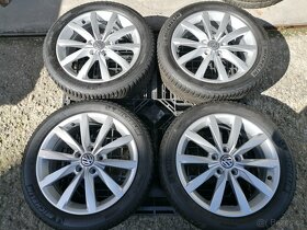 Alu sada = 5x112 = orig. VOLKSWAGEN = s pneu =205/50 R17 - 7