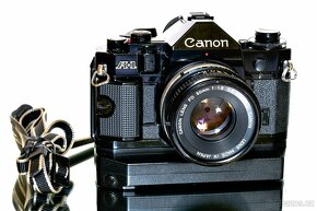 Canon A1 + motor A2 + FD 1,8/50mm S.C TOP STAV - 7