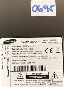 Samsung PS43E450 - 109 cm plazma, nástěnný držák, přísluš. - 7