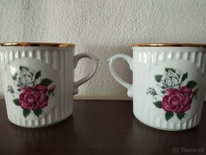 2x hrnek růžový porcelán - 7