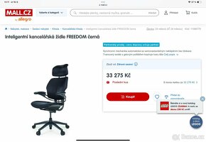 NOVÁ kancelářská židle Humanscale Freedom - 2 ks - 7