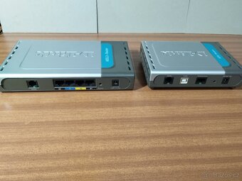 2x Modem Zyxel P-660hw-T3 + D-Link - 7