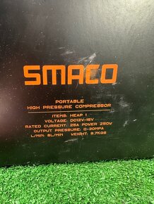 Nový Smaco kompresor 12V/220V/4500 PSI/300Bar - 7