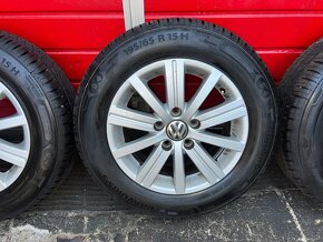 Original ALU kola VW WELLINGTON 15" 6J ET50 letní 195/65/R15 - 7