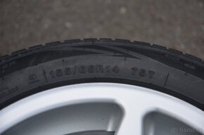 Zimní pneu 155/65 R14 + alu kola 6x14 ET37, 4x100 - 7