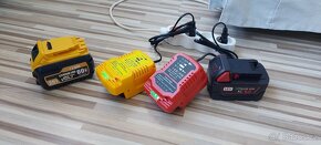 Mini nabíječky 230V, pro Aku Milwaukee M18V, DeWALT 18/20V. - 7