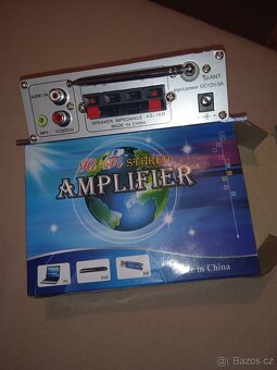 MINI HI-FI STEREO AUDIO Receiver 2x20W, zdroj ZDARMA - 7