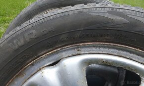 R16 5x100 střed 56,1mm ET48;  205/55 R16 Zimní Nokian - 7