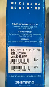 Středové uložení SHIMANO BB-UN55 - NOVÉ - 7