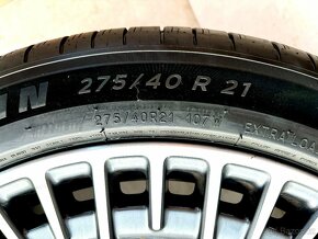 Mercedes EQS R21 Alu kola 21” Šedivé Letní Michelin - 7