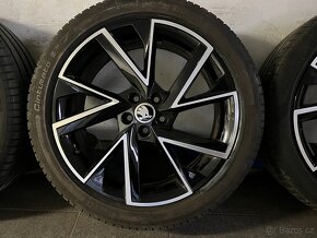 Alu 18 VEGA 5x100 ET39 obute original Skoda - 7