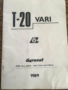 Tera T-20 Vari 1986 top stav s valnickem - 7