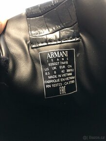 Kožené boty Armani Jeans - 7