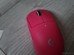 Herní myš Logitech G PRO X SuperLight 2 Růžová / Pink - 7