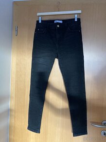 Černé skinny džíny Zara, vel. 38 - 7