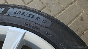 Letní Sada Alu 5x112 205/55 R17 Volkswagen Golf Caddy Polo - 7