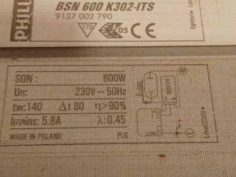 Předřadník Philips 600w - 7