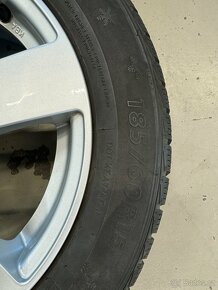 ALU kola Dezent 5x100 se zimní pneu 185/60R15 (Škoda Fabia) - 7