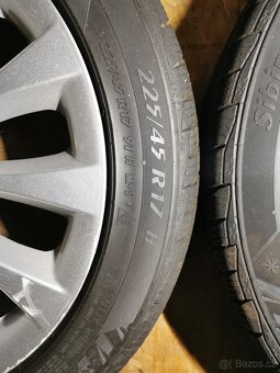 Alu disky 5x112 r17 škoda superb - 7