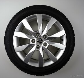 Škoda Octavia - Originání 17" alu kola - Zimní pneu - 7