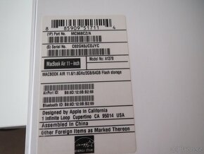 Mac Book Air 2011, 256 GB,  Apple - 7