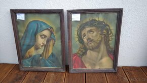 Prodám starožitné náboženské obrazy- cena za kus 399Kč - 7