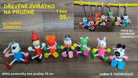 DŘEVĚNÉ MONTESSORI HRAČKY + TVARY - 8