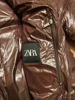 Zara Puffer Jacket Plum - 8