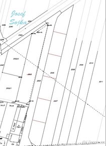 Prodej stavebního pozemku v obci Strachotín, 850m2 - 3494m2 - 8