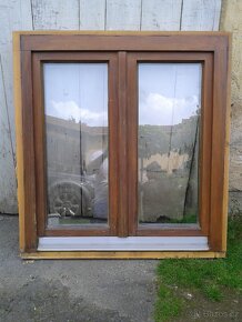6 kusů - Dřevěné okno 92 x 98 cm - 8