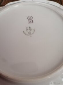 Starožitná velká porcelánová souprava - 8