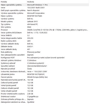 Dell Latitude 5410 skvělý stav - 8