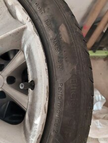 Alu R17 5x112 zánovní letní pneu - 8