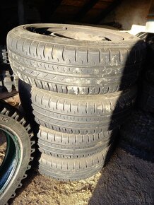 2x sada kol vcetne pneu 175/70 R14 Zimni/Letni - 8