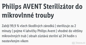 Avent Philips - Parní sterilizátor do mikrovlné trouby - 8