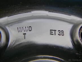 Plechové disky sada originál VW 5x112 6,5Jx17 ET38 TPMS - 8