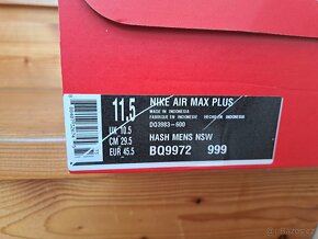 Boty NIKE air max plus velikost 45,5 - 8