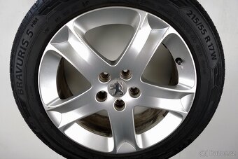 Peugeot 407 - Originání 17" alu kola - Letní pneu - 8