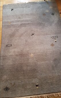 INDO GABBEH ručně vázaný koberec IKEA, 100% vlna,140x200cm - 8