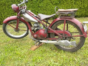 JAWA 175 VILLIERS r.v.1933  dlouhá léta uložená na půdě - 8