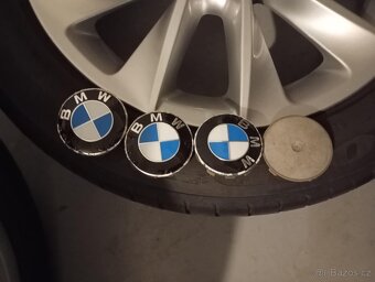 4x alu kola E8Jx18, letní pneu 245/50 R18 100W, se senzory - 8